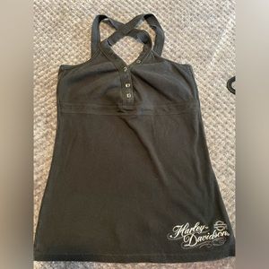 Black Harley Davidson tank top